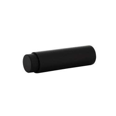 Deurstopper modern zwart 80 mm muurmontage