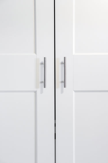 Staafgreep RVS-look - Boorafstand 96 mm