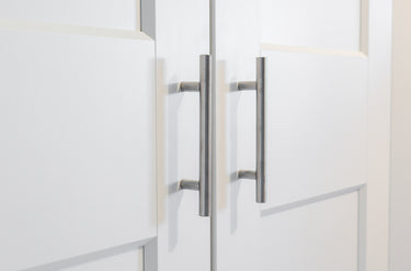 Staafgreep RVS-look - Boorafstand 96 mm