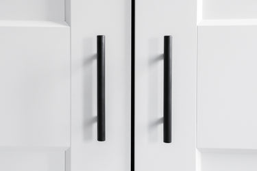 Staafgreep zwart - Boorafstand 96 mm