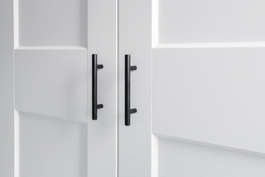 Staafgreep zwart - Boorafstand 96 mm