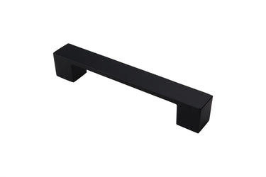 Handgreep zwart Kubus - Boorafstand 128 mm