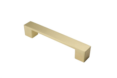 Handgreep Mat goud Kubus - Boorafstand 128 mm