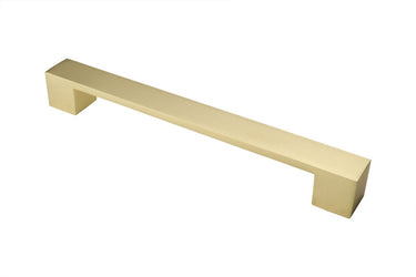 Handgreep Mat goud Kubus - Boorafstand 192 mm