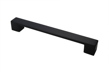Handgreep zwart Kubus - Boorafstand 192 mm