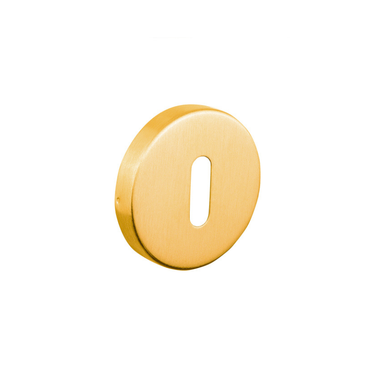 Sleutelrozetten mat goud rond