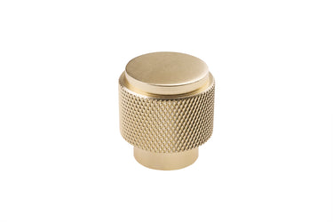 Kastknop Ribbel Satijn goud 20x25 mm