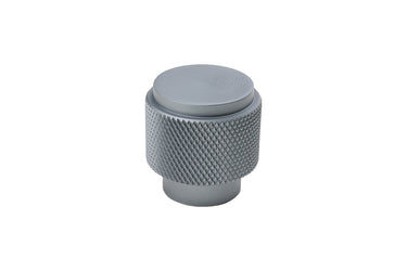 Kastknop Ribbel Antraciet 20x25 mm