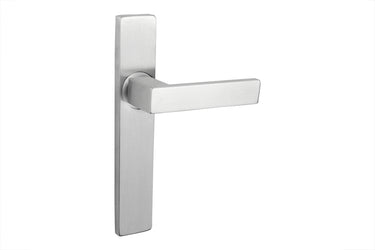 Imperio deurklink RVS met rechthoekig schild