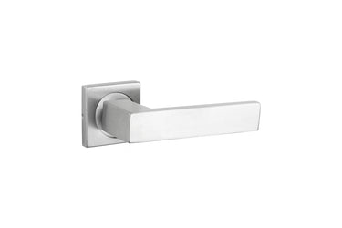Imperio deurklink RVS met vierkant rozet