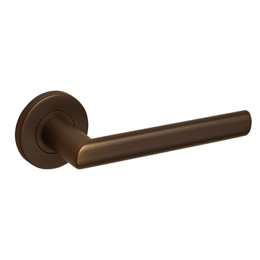 Ragusa deurklink brons met rond rozet