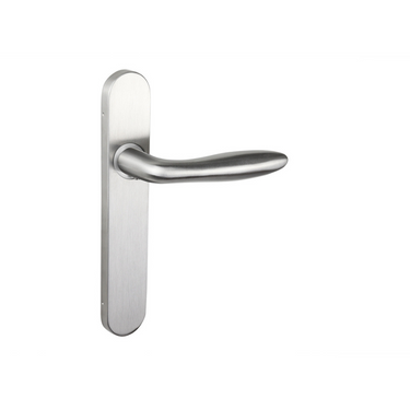 Pratona deurklink RVS met afgerond schild
