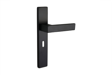 Imperio deurklink zwart met rechthoekig schild SL56