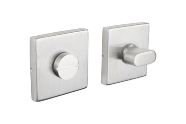 WC-sluiting RVS vierkant rozet