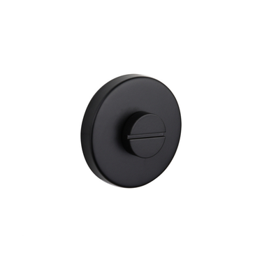 WC-sluiting zwart rond rozet
